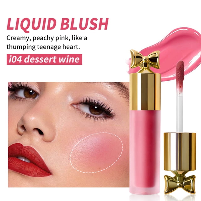 EGNMCR Blush Long Lasting Dewy Matte Blushes Cute Powder Blusher Expansion Color Naked Makeup Rouge Powder Blusher Cream 5ml blusher Cream