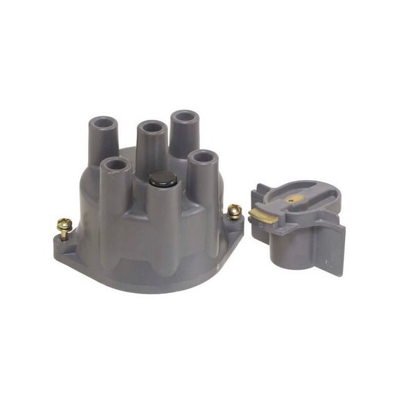 Distributor Cap and Rotor Kit - Compatible with 1995 - 1996 Nissan Pickup 2.4L 4-Cylinder