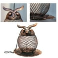 thumbnail image 5 of LACKUST Bird Feeders Outdoor Clearance,Vintage Owl Bird Feeder with Holes for Outdoor Garden and Home Decor,Bronze, 5 of 8