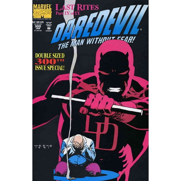 Daredevil #300 VF ; Marvel Comic Book