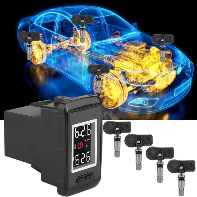 De Monitoreo De Presión De Neumáticos TPMS Datos En Tiempo Real Altamente Precisos Mostrados En Pantalla A Color Para Automóviles De La Serie