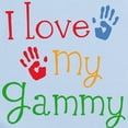 thumbnail image 2 of CafePress - I Love My Gammy Infant Bodysuit - Baby Light Bodysuit, Size Newborn - 24 Months, 2 of 4