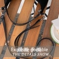 thumbnail image 4 of Slouchy Suede Shoulder Bags For Women Retro Crossbody Bag Tote Bag Satchel Bag Winter Work Purses Crescent Bag Handbag Fall, 4 of 7