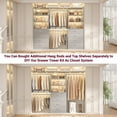 thumbnail image 6 of iSunirm 42.5'' Closet System with 8 Drawers, Walk-in Closet Organizers and Storage System with Shelves for Closet, Bedroom, Gray, 2 Packs, 6 of 7