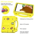 thumbnail image 6 of ELEHOLD Kids Case for iPad 6th/5th Gen/Pro (2018/2017/2016) 9.7 inch, EVA Foam Cute Cartoon Case with Built-in Kickstand Pencil Holder Shockproof Portable Case for iPad 9.7"/iPad Air/Air 2,Yellow, 6 of 8