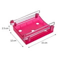 thumbnail image 5 of 1Set Snack Shelf Red for Fridge with Smooth Slide Drawer and Draining Features in Plastic and Steel, 5 of 8