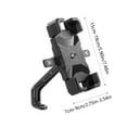 thumbnail image 3 of YUVA Motorcycle Phone Mount, Stable Fixed Holder, Universal for All Phones, Easy Install, for Bikes & Motorcycles, 3 of 6