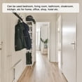 thumbnail image 6 of Uxcell 2Pack Stainless Steel Coat Hook Rack Wall Mounted with 4 Hooks Hangers, 6 of 7