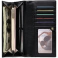thumbnail image 1 of LAICAIW Women's Wallet Genuine Leather RFID Blocking Large Capacity Trifold Ladies Wallet, 1 of 7