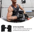 thumbnail image 3 of EeaseMX 1 par de guantes de entrenamiento, guantes de medio dedo, guantes de gimnasio antideslizantes, guantes sin dedos, 3 of 8