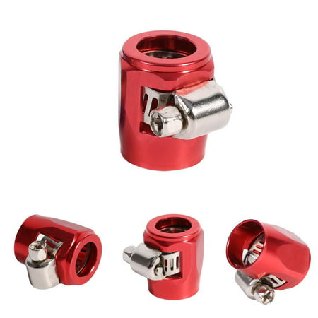 YLSHRF Hose End Clip, Hose End Finished Clip,AN6 Hose End Finishers Fuel Oil Water Line Clip Clamp for Auto