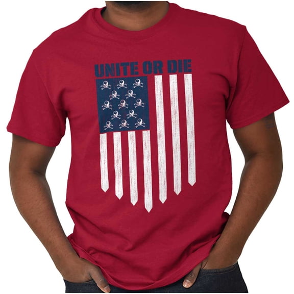 Unity Freedom Patriotic American Flag Men's Graphic T Shirt Tees Brisco Brands S
