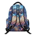 thumbnail image 2 of FUIALDOLG Cosmic Galaxy Planets Pattern School Bag with Lightweight, Soft Breathable 17 Inch Casual Daypack for Back to School Middle School, 2 of 9