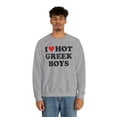 thumbnail image 5 of Greek Greece Wife Girlfriend Husband Sweatshirt Gifts Crew Neck Shirt Long, 5 of 7