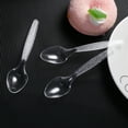 thumbnail image 3 of Cucharas de plástico 60pcs Utensilios desechables Cucharas de cubiertos transparentes HOMEMAXS mx4670370, 3 of 5