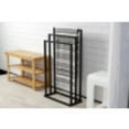 thumbnail image 4 of Kingston Brass SCC8330 33.13 in. Edenscape Freestanding 3-Tier Towel Rack, Matte Black, 4 of 5