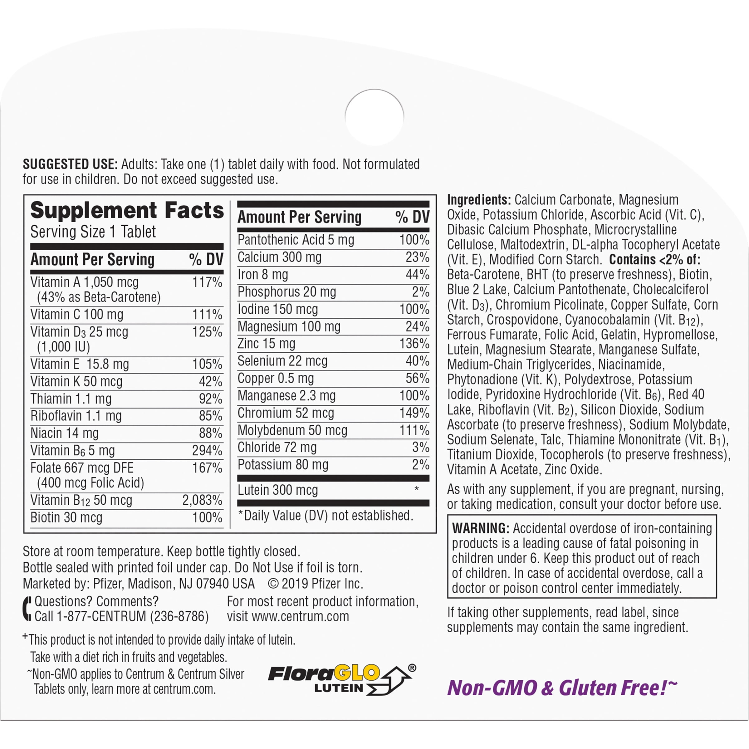 Centrum Cent Slvr >50 Women 100ct
