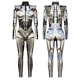 thumbnail image 3 of Disfraz de Halloween con tecnología futurista para mujer y niño, mono de fiesta con estampado 3D, mono mecánico de robot, mono de carnaval, 3 of 5