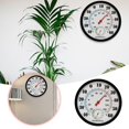 thumbnail image 1 of WIFKLSIIPG Indoor Outdoor Large Numbers Wall Hygrometer Does Not Require Battery 10 Inch Wireless Hanging Hygrometer Garden (Black), 1 of 7