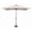 White, variant on SimplyShade 10ft Outdoor Patio Rectangle Market Umbrella with Bronze Push Button Tilt, Blue