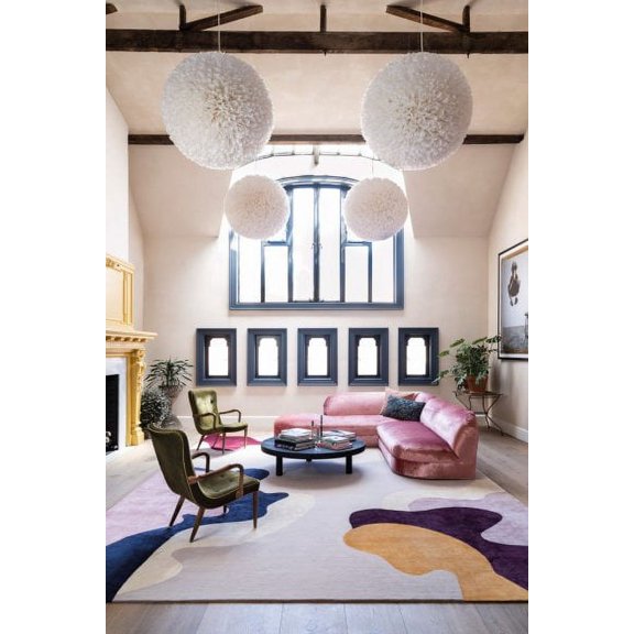 Jawa collection Handmade Modern Abstract Design Hand Tufted Area Rug Hand Tuft Wool Rug