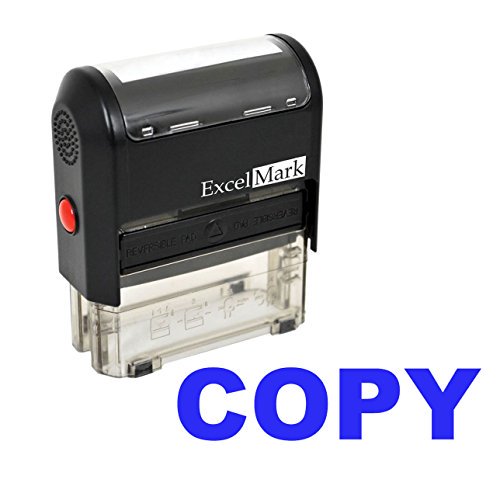 ExcelMark COPY SelfInking Rubber Stamp (A1539Blue Ink)