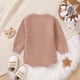 thumbnail image 5 of Bebé Bebé Suéter Mameluco Niña Niño De Punto Sudadera Jersey Tops Otoño Invierno Ropa, 5 of 6