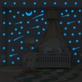 thumbnail image 3 of Coofit 4 Sheet Wall Sticker Creative Luminous Wall Decal Wall Decoration Sticker, 3 of 6