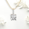thumbnail image 3 of Diamond Pendant Necklace For Women | 5 Carat IGI Certified Radiant Shape Lab Grown Diamond | Lucida Four Prong Lab Diamond Pendant Necklace In 18K Yellow Gold | FG-VS1-VS2 Quality Friendly Diamonds, 3 of 4
