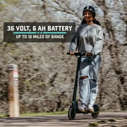 GOTRAX G3 Plus Adult Electric Scooter, 300W 10 Tires Max 18 mile Foldable Escooter for Adult, Gray