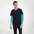 thumbnail image 4 of Balery Teal Turquoise1 Mangas Refrescantes para Brazos para Hombre y Mujer – Transpirables y Absorbentes de Humedad para Mujeres, Hombres y Niños, 4 of 7