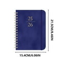 thumbnail image 4 of VQPeo 2025 A5 Schedule Planner Book – Coil Bound Daily Planner for Professionals – Portable Diary Notebook for Goal Setting & Organization, 4 of 5