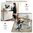 thumbnail image 6 of Gymax Hand Crank Sit to Stand Desk Frame Height Adjustable Standing Base Grey, 6 of 10