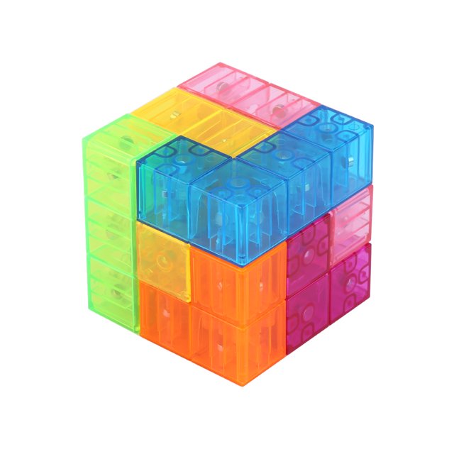 Juguete Del Cubo Del Bloque, Juguete Magnético Del Juego Del Rompecabezas De La Mano De Obra Fina Resistente A Los Impactos Para Los Niños Mgaxyff Puzzle Game