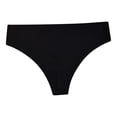 thumbnail image 3 of Bovxnpu Women's Plus Size Panties, Seamless Thongs For Women No Show Ladies Thong, Women's Seamless Ice Silk Comfortable Breathable Underwear Briefs G-strings Underwear, 3 of 4