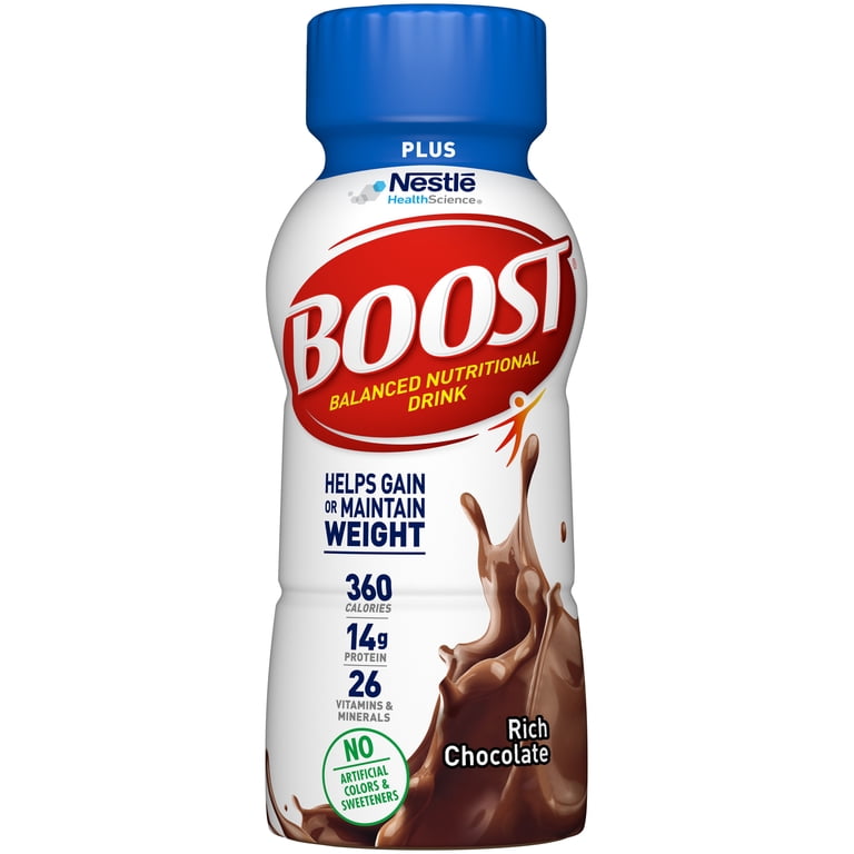BOOST PLUS Rich Chocolate 8 fl. oz. Bottle