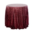 thumbnail image 1 of TIELUTT Round Sequin Tablecloth47.2" Glitter Sequin Sequin Fabric Tablecloth Fabric Tablecloth round Linen Tablecloths Rectangular Table Cloth round Disposable Tablecloth Christmas Disposable Table R, 1 of 5