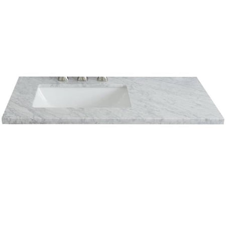 Bellaterra Home 430002-37L-WMR 37 in. Carrara Countertop
