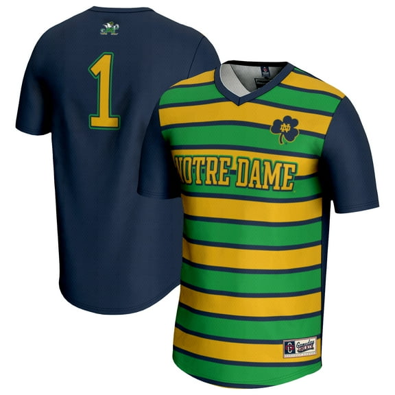 Unisex GameDay Greats #1 Navy Notre Dame Fighting Irish Lightweight Soccer Fashion Jersey