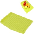 thumbnail image 1 of Estbridge 18 x 13” Kitchen Drain Board  Large Plastic Draining Tray with Side Drop Slope Diversion  Side Dish Drying Tray  Dish Drainer Drip Rack Tray with Non-Slip Base, 1 of 6