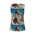 thumbnail image 5 of Lsque Colorful Sky Puppy Printed Workout Tank Tops for Women, Athletic Sports Tank Tops, Compression Sleeveless Dry Fit Shirts,Sleeveless Yoga Shirt-XX-Large, 5 of 9