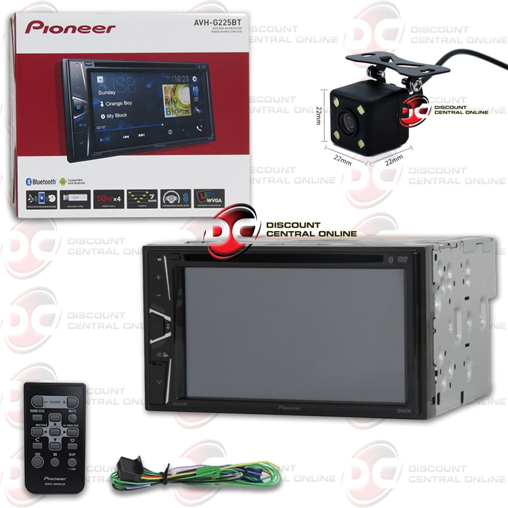 Pioneer AVHG225BT 2DIN 6.2" Touchscreen USB DVD CD Bluetooth Car