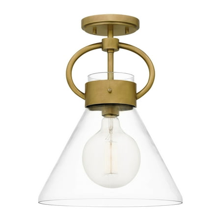 

Quoizel Wbs1712 Webster 12 Wide Semi-Flush Ceiling Fixture - Brass