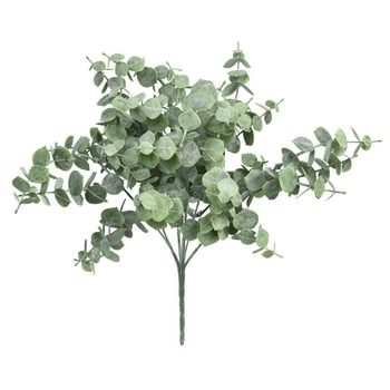 Mainstays Artificial s, 14" Flocked Green Eucalyptus Pick