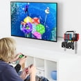 thumbnail image 3 of Soporte de pared RGB para Switch con cargador Joy-Cons, soporte para Switch / OLED con 15 modos de iluminación, cargador para 4 mandos, 2 puertos USB y 10 ranuras para tarjetas, 3 of 7