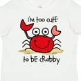 thumbnail image 4 of Inktastic Too Cute Crab Boys or Girls Toddler T-Shirt, 4 of 5