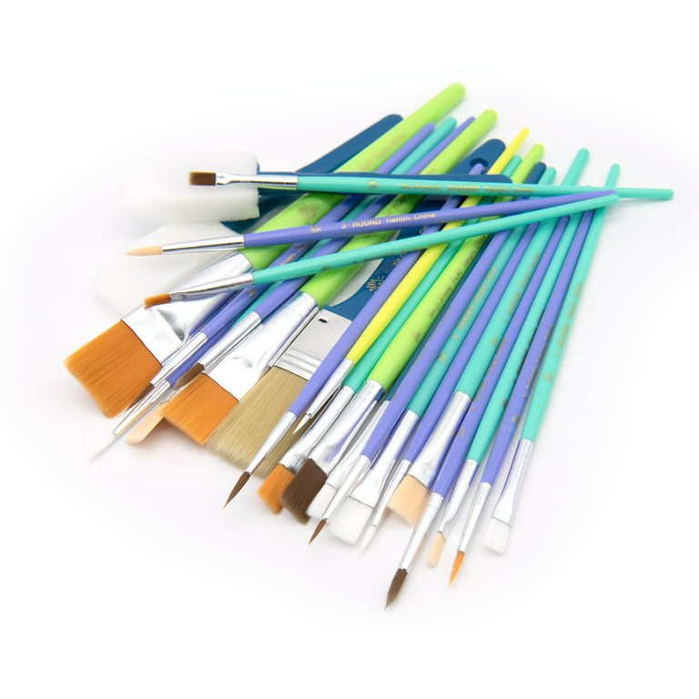 ArtSkills Assorted Craft Paint Brush Set Pack of 25 - Office Depot
