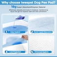 thumbnail image 3 of Empapadores para entrenamiento de perros iweepet 94 x 137 cm súper absorbentes, 30 piezas, 3 of 6