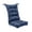 dark blue, variant on Rocking Chair Cushion 21x17/17x17, Thick Corduroy Non-Slip High Back Pads with Ties, Glider Replacement for Nursery, Living Room & Bedroom, Dark Gray