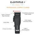 thumbnail image 4 of GAMMA+ Shorty Professional Cordless Hair Clipper with EON Digital Motor, Adjustable Blade, 120 min Battery, Multicolor, GP605M, 4 of 9
